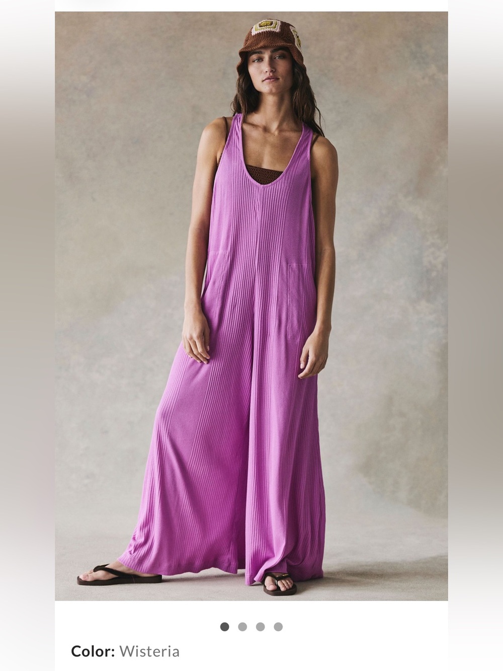 Free People Zena One-Piece Jumpsuit in Wisteria